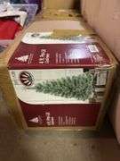 7' & 4' Christmas trees, Christmas wrapping paper, lighter bear & snowman