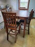 Tall Kitchen Table w/6 Chairs