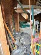 Contents of shed excluding ladders & grill