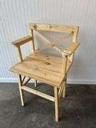 Pine studio/directors chair handmade
