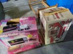 2 Easy Bake Ovens, Barbie Magical Motor Home, Domino's Pizza Party
