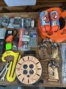 Misc electrical supplies, misc tools
