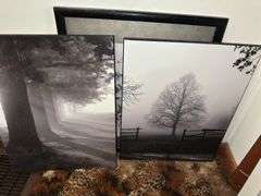 Lot of wall hangings and pictures