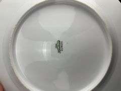 K&A Krautheim Selb Bavaria China, 23 pieces, Antique per sellers, Green Marble Cheese Board