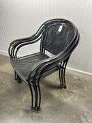 4 metal patio chairs