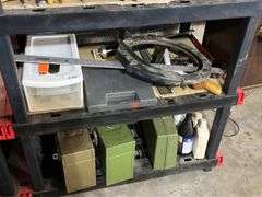 Contents of bottom 2 shelves