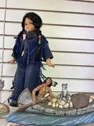 Native American doll & decor