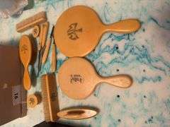 Jewelry box, vintage vanity set