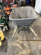 Dual wheel wheel barrow