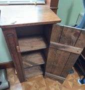 Cabinet with fold ironing board