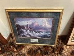 Thomas Kincaid framed print 22” x 26”