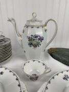 K&A Krautheim Selb Bavaria China, 23 pieces, Antique per sellers, Green Marble Cheese Board