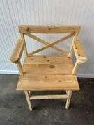 Pine studio/directors chair handmade