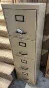 4 drawer metal file cabinet