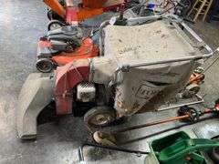 Toro push lawn vacuum w/ gas engine