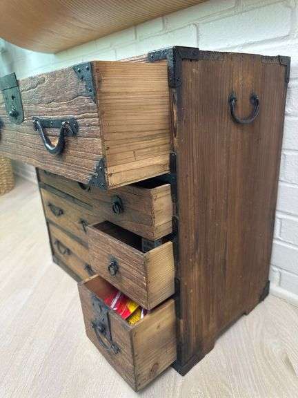 Japanese Tansu Style Chest