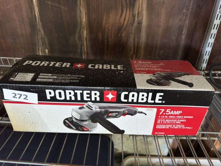 Porter Cable 4.5” angle grinder - New in box image