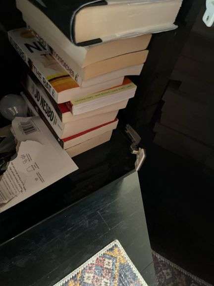 Sony dream bar alarm clock radio, books