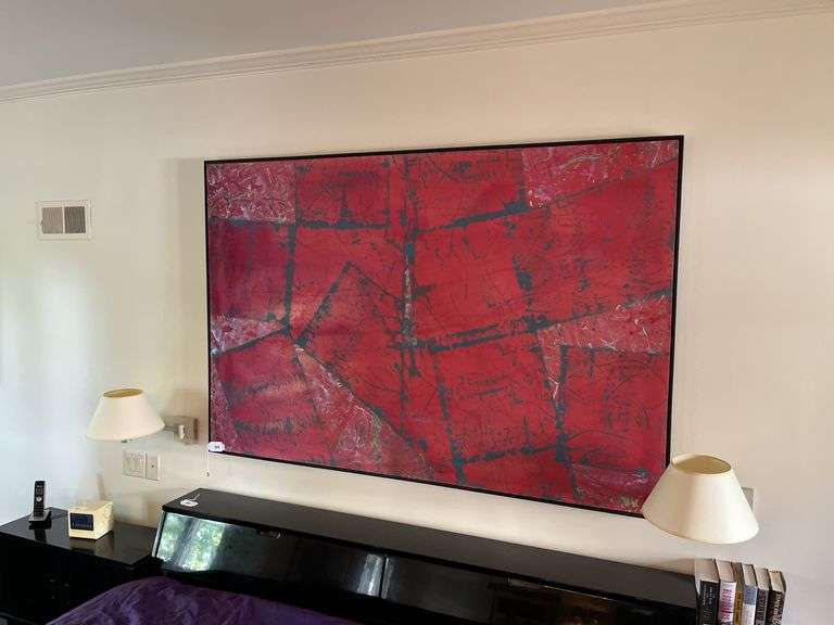 Large oil on canvas artwork