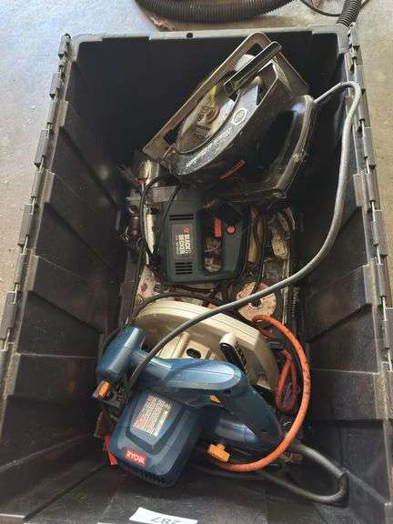 Black & Decker saws and drill Ryobi saw image
