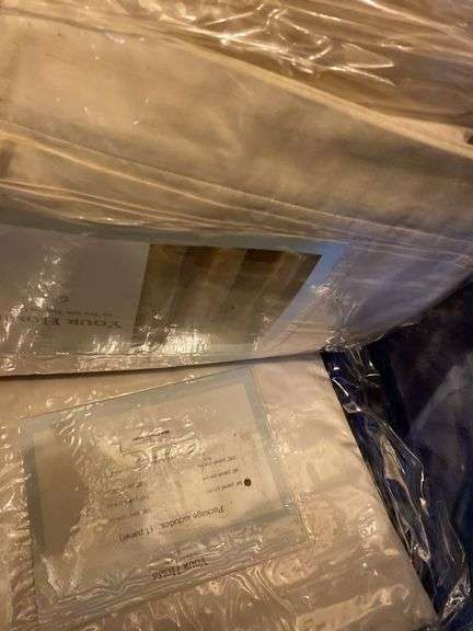 Curtain panels, sham covers, duvet cover