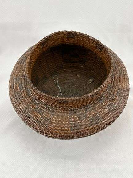 Coiled Native American Basket