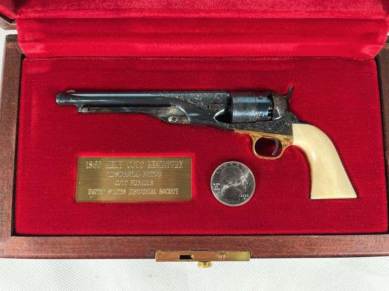 1860 Army Colt Miniature, Presidential Edition, United States Historical Society