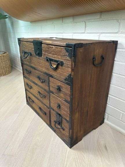 Japanese Tansu Style Chest