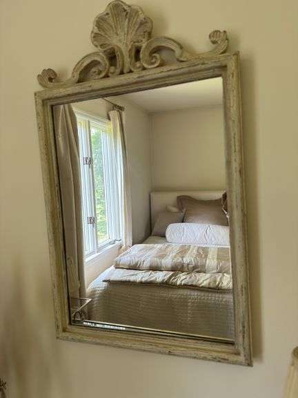 Wood mirror 16 1/2” X 26”