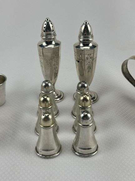 Sterling Silver - S/P shakers, misc
