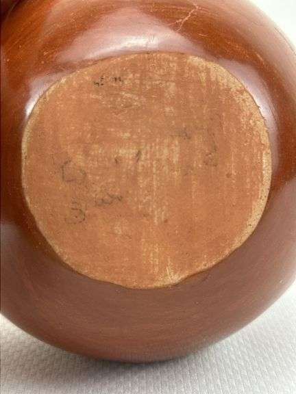 Southwestern Pueblo Pottery Bowl with Geometric Polychrome Design