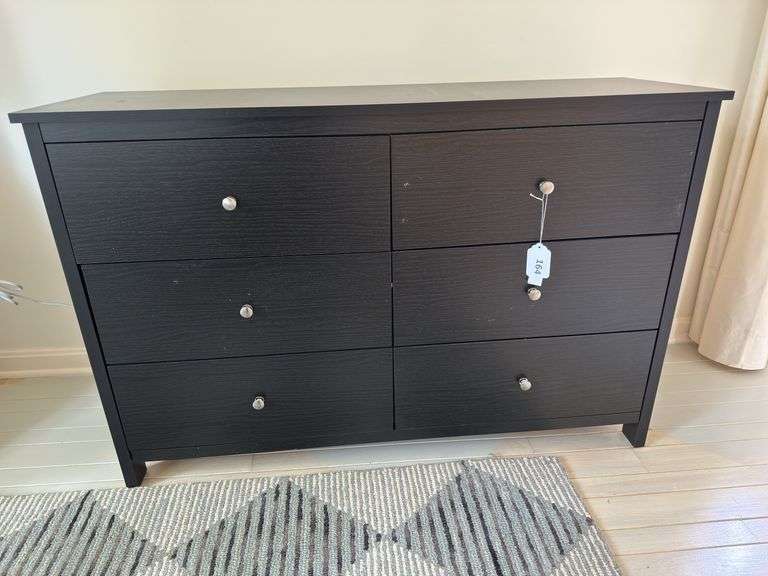 6 drawer dresser 16” d X 47” w X 31” t