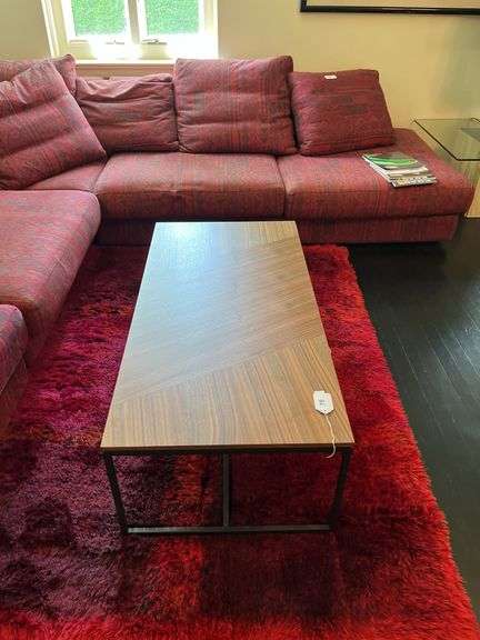 Gus Modern metal framed coffee table