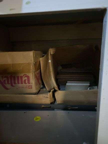 Contents of 5 doors, books, planters, metal box, VHS tapes, miscellaneous (in basement) image