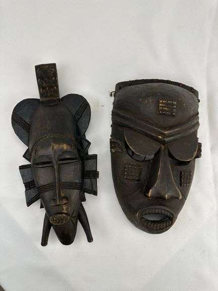Group of Three Tribal-Style Masks