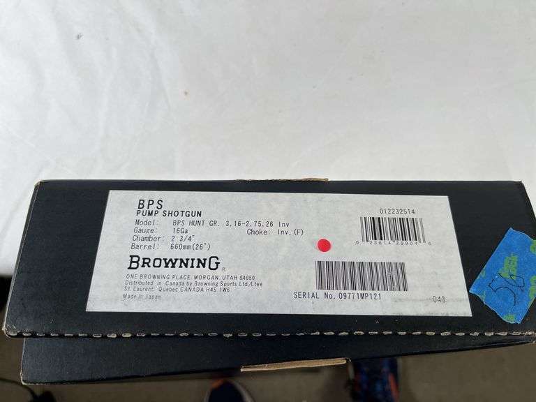 Browning  16 gauge  BPS  09771MP121
