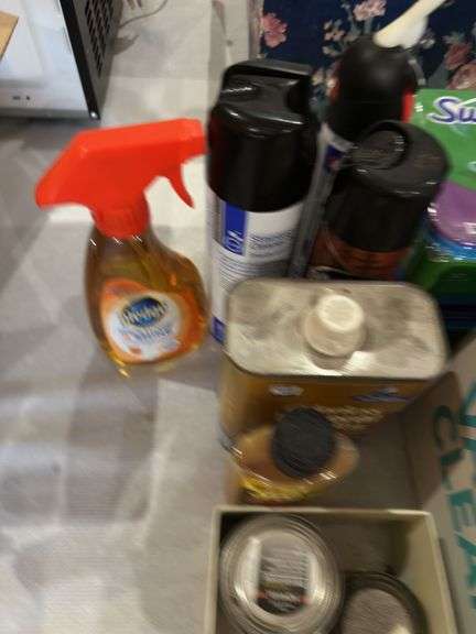 Bissell, cleaning supplies and wood stains