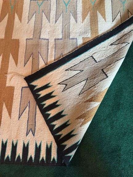 Navajo Yei rug 44.5” x 40”