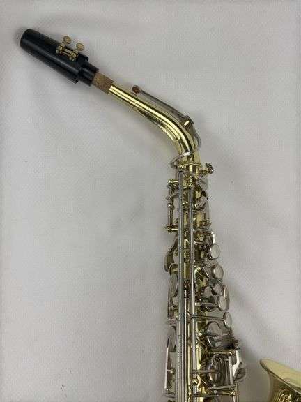 OLDS saxophone with hard case, Leblanc clarinet in hard case