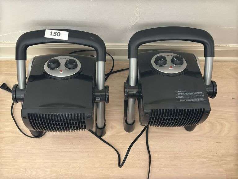 2 lasko fan/heaters