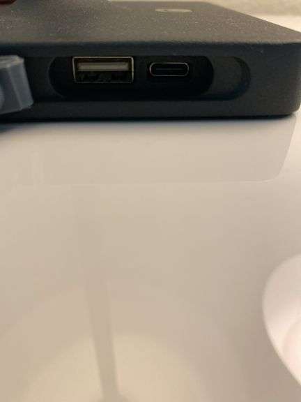 Pair of lamps cordless, recharges with USB cord 15.5” h