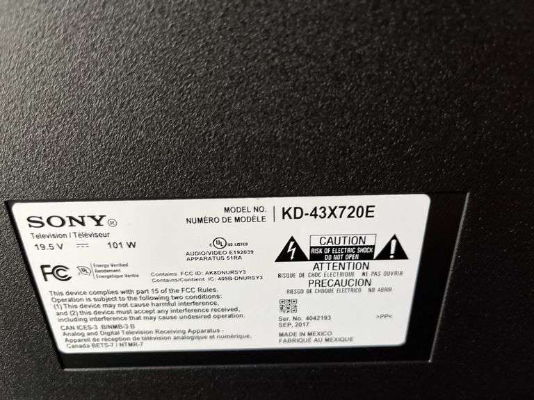 Sony 42” Tv
