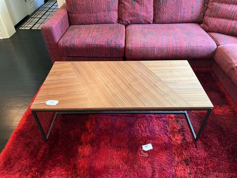 Gus Modern metal framed coffee table