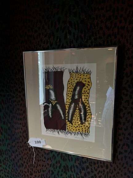 Artist signed print titled “Beach Bodies”