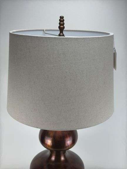Sculptural Bronze Modern Table Lamp