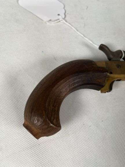 Muzzle Loading brass & steel pistol