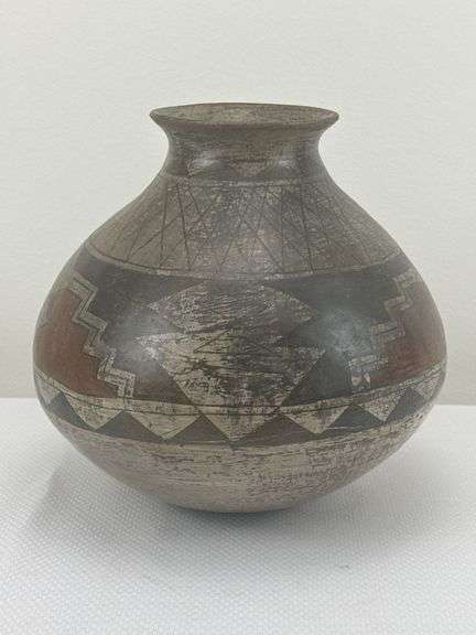 Southwestern Polychrome Pottery Jar image