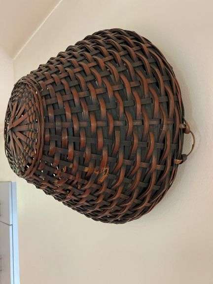4 Japanese Ikebana baskets, various designs and weaves