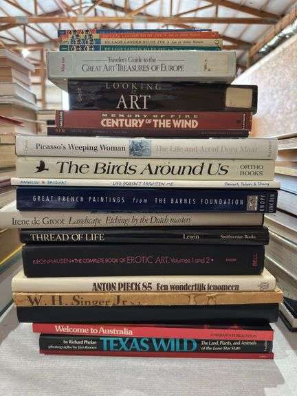 Art books, famous artists and educational
