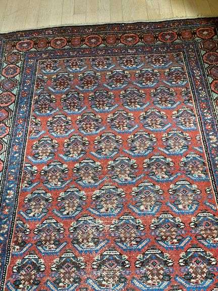 Early 1900s Persian Rug Runner 18.5’ x 44”